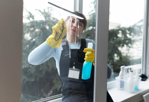 Nettoyage de vitres intérieures et extérieures à Bazemont